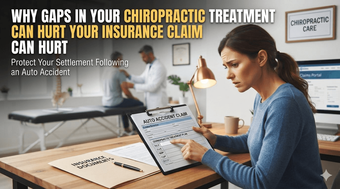 Why Gaps in Your Chiropractic Treatment Can Hurt Your Insurance Claim
